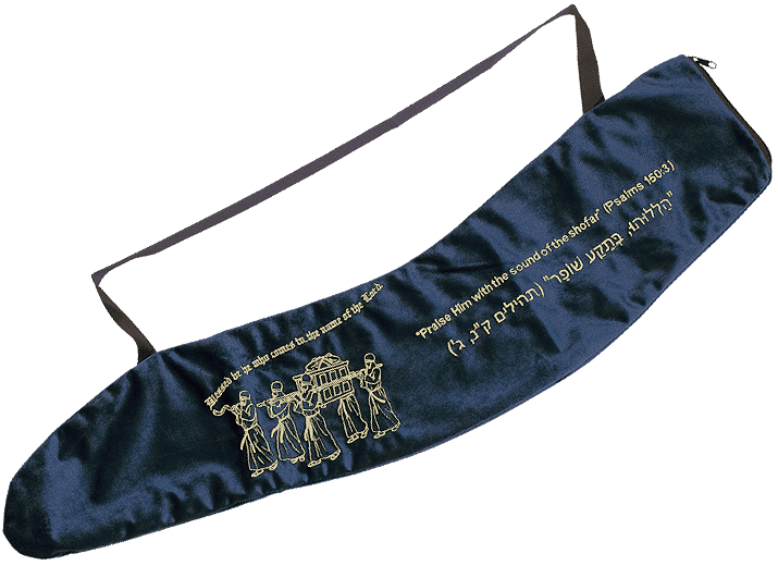 Ark of the Covenant</br>Blue Long Shofar Bag